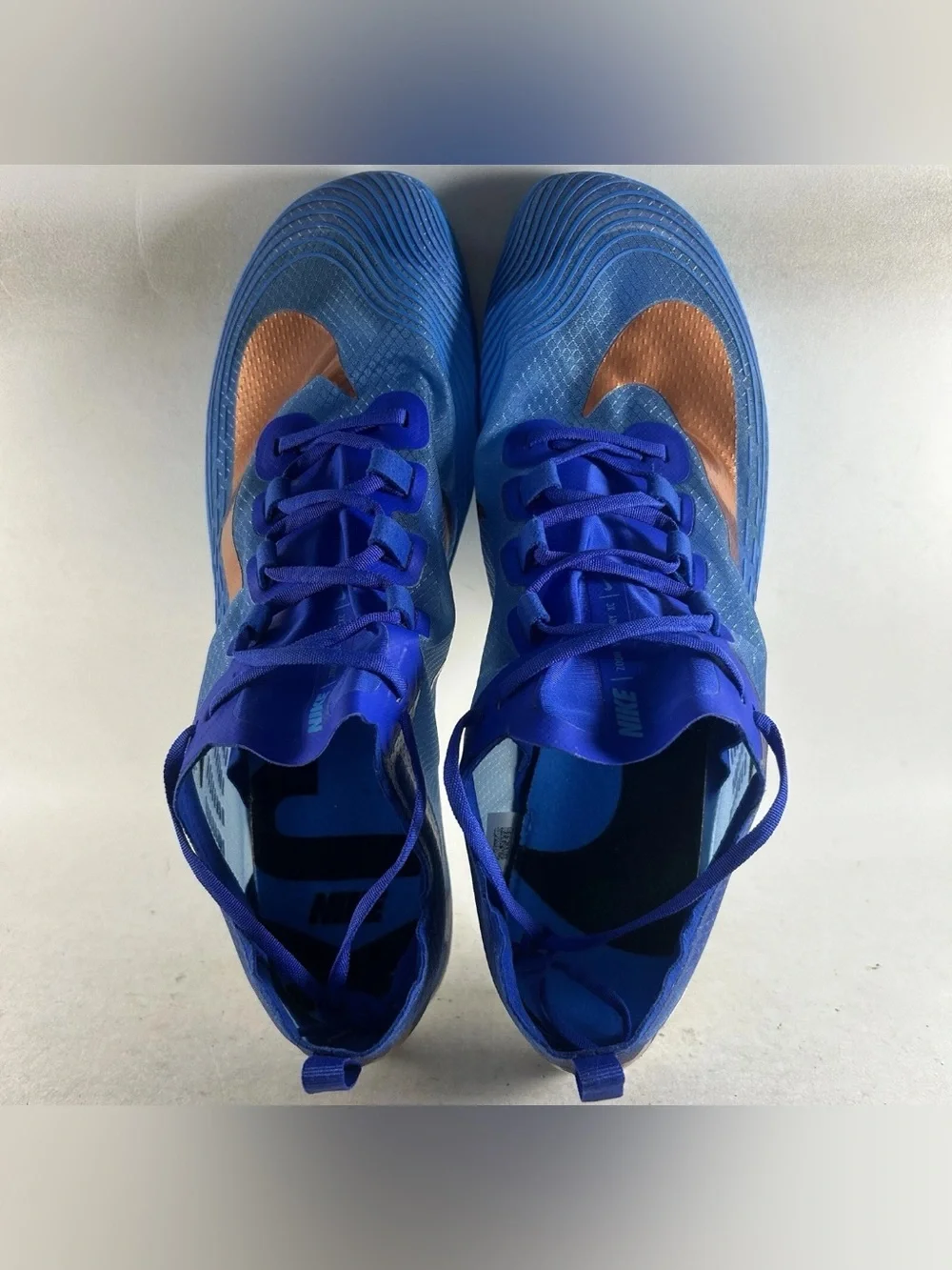 Nike Zoom Victory XC 5 Running Shoes Spikes Blue Mens Size 11 AJ0847-401